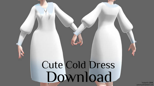 [MMD] Cute Cold Dress [DL]