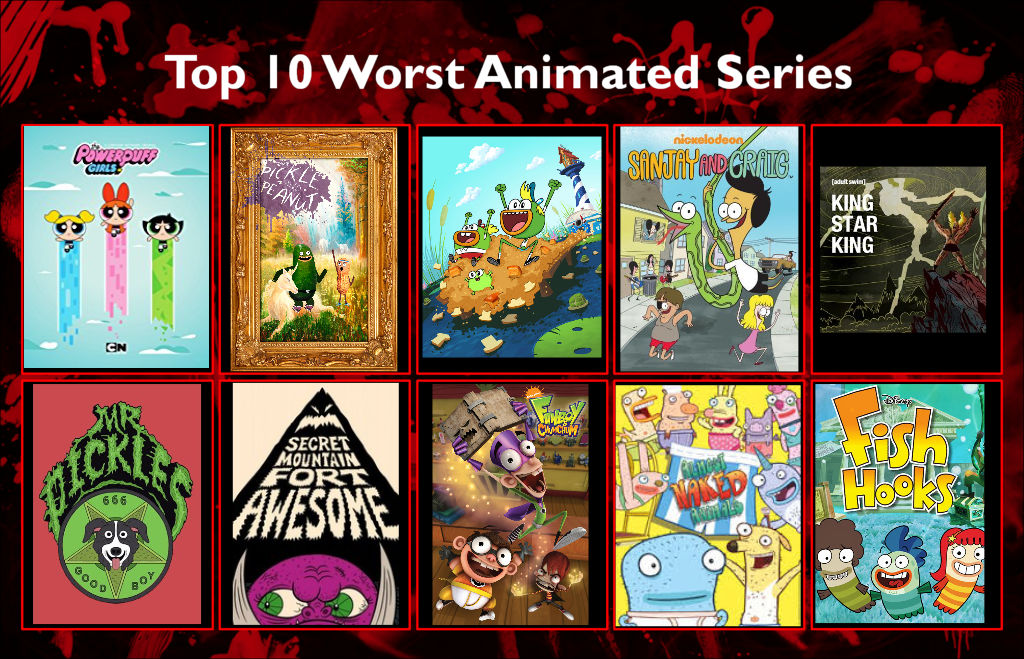 Top 10 Worst Animated Series 2 The Sequel By Megamansonic On Deviantart ...