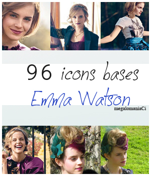 96 icons bases Emma Watson