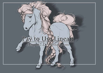 P2U Lineart - Mini Pony