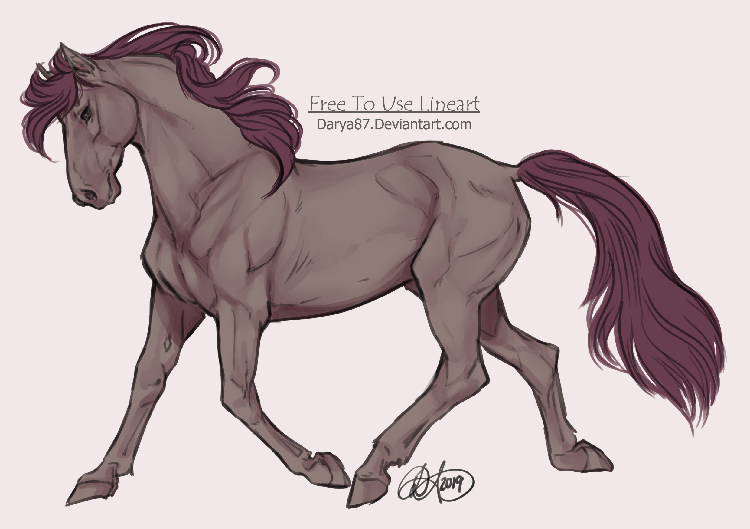 Free To Use Warmblood Trot by Darya87 on DeviantArt