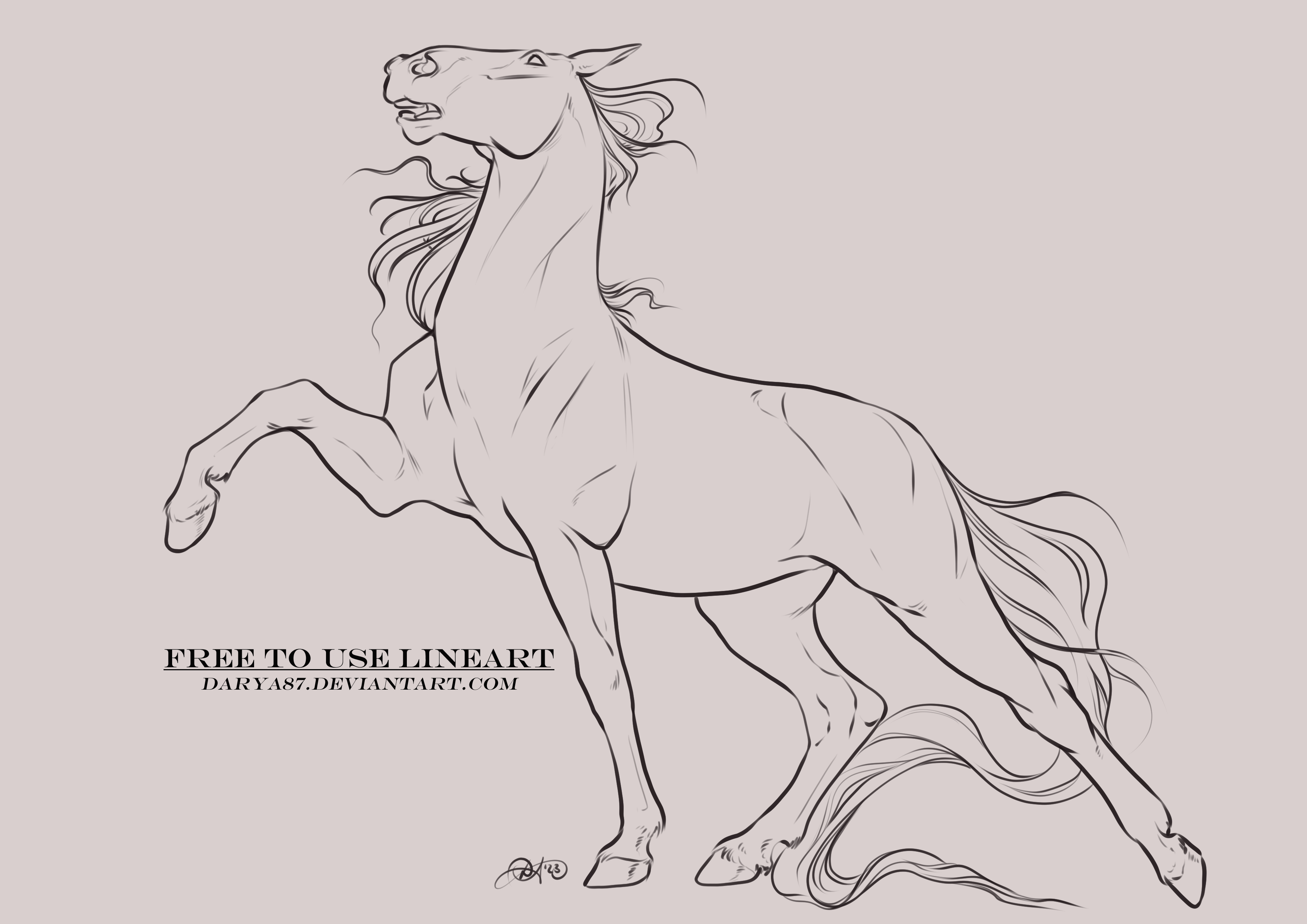 Free To Use Lineart: Impressive by Darya87 on DeviantArt