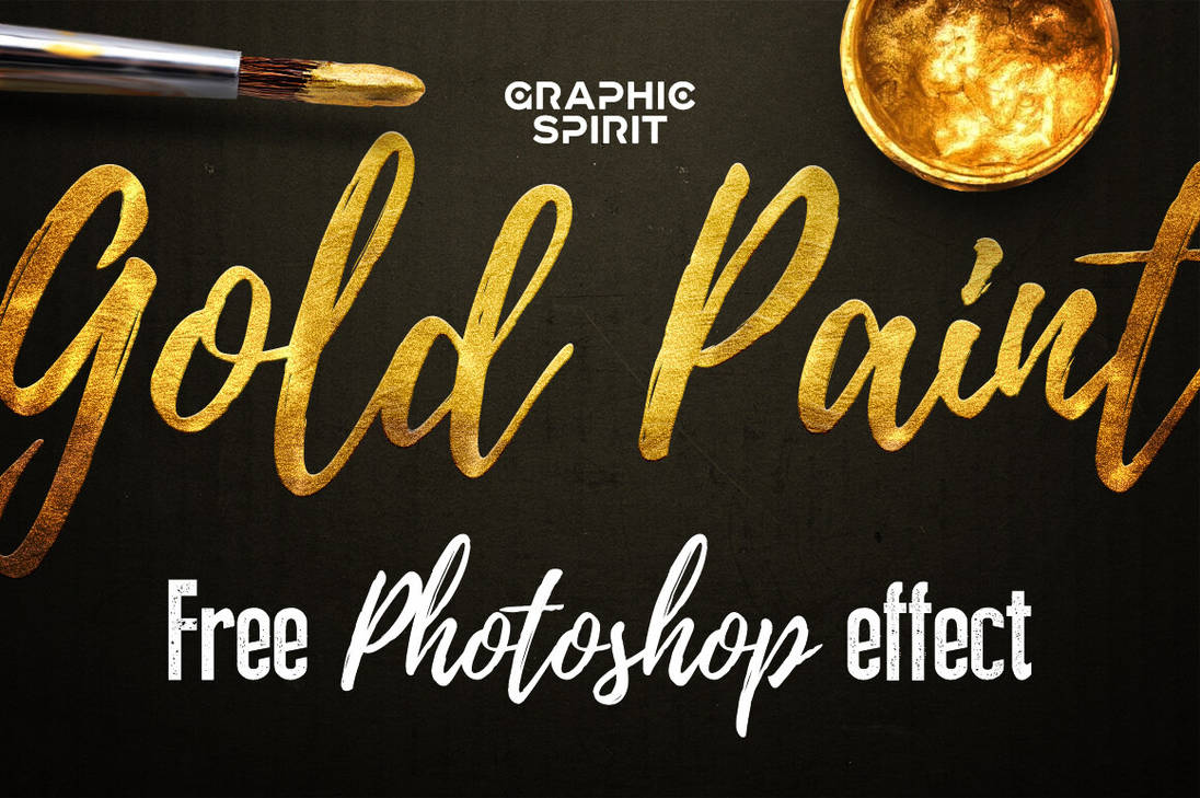 Free Gold Paint Effect Download by photoandgraphic on DeviantArt