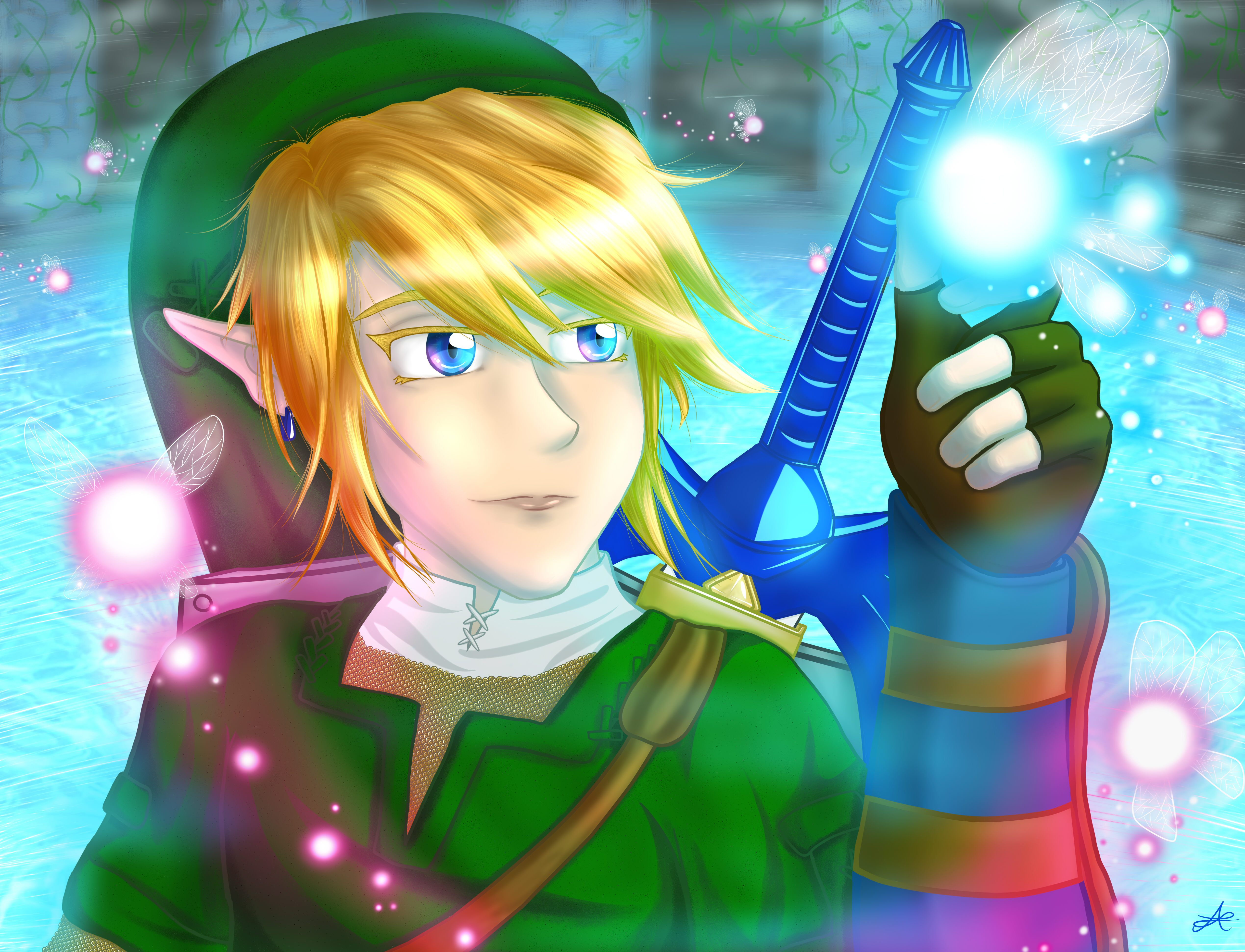 Link 10 in. Link x reader. link and navy oot.