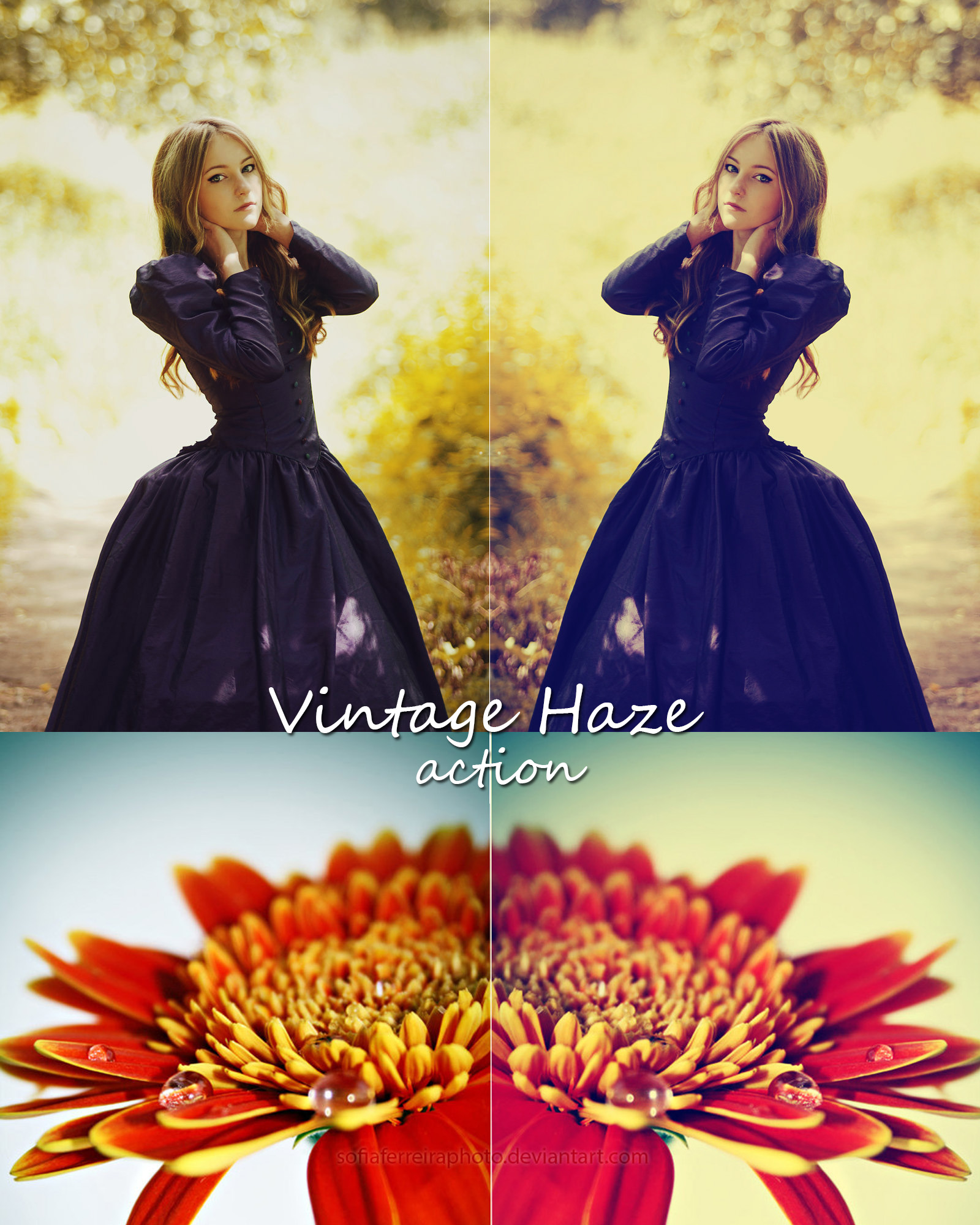 Vintage Haze - Photoshop action