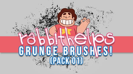 rabbithelps grunge brushes! pack 01