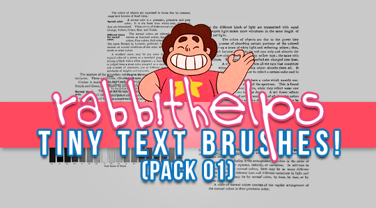 rabbithelps tiny text brushes! pack 01