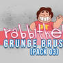rabbithelps grunge brushes! pack 03