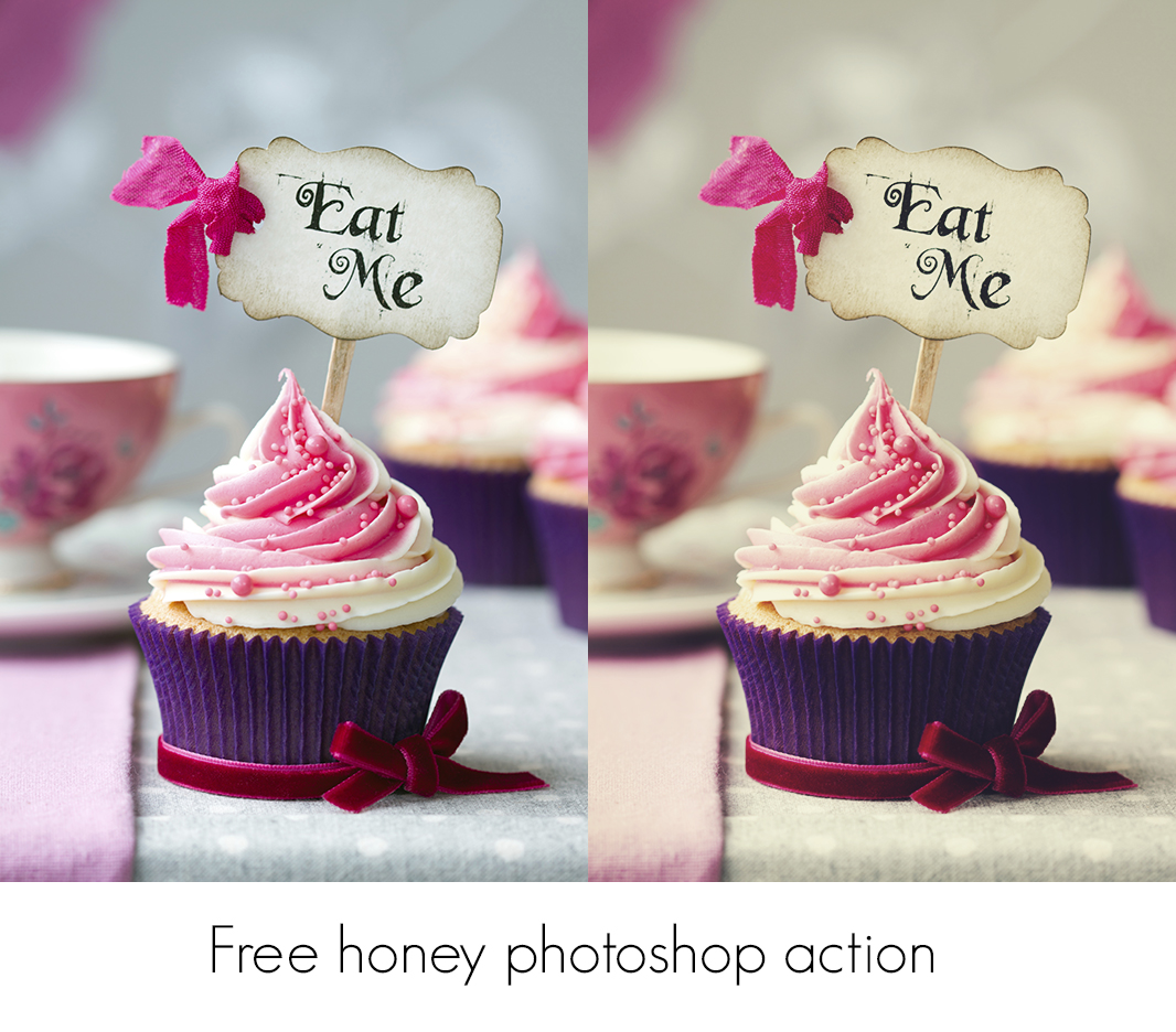Free honey photoshop action