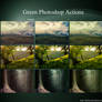 Green Photoshop Actions