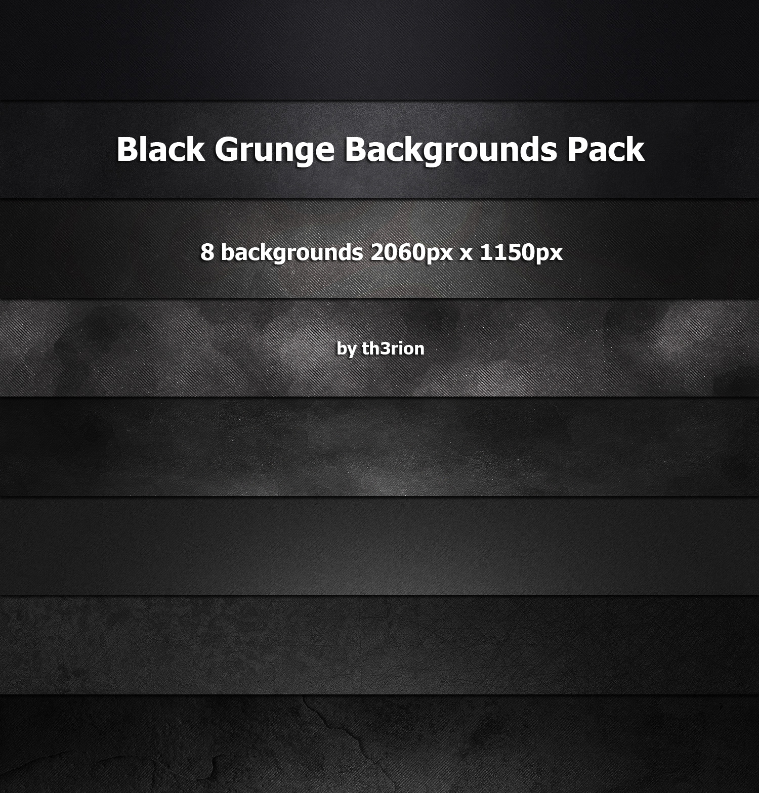 Black Grunge Backgrounds Pack