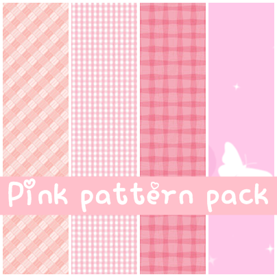 Pink Pattern Pack by Shifa1204 on DeviantArt