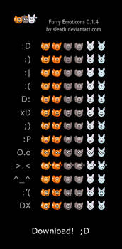 Furry Emoticons 0.1.4