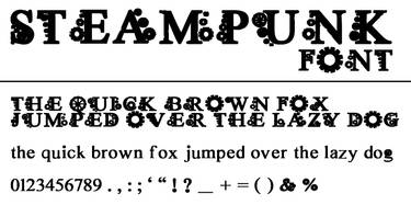 Steampunk Font