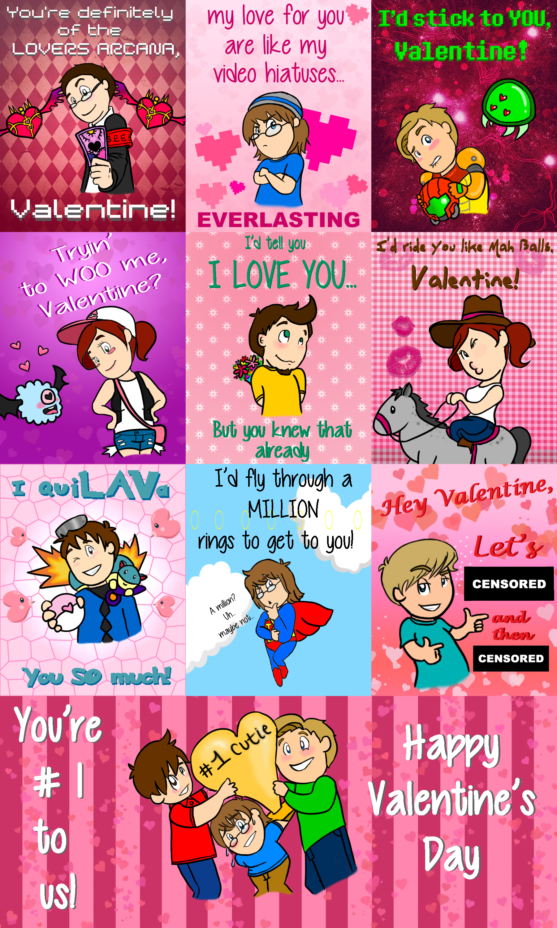 Let's Player Valentine's Day Cards