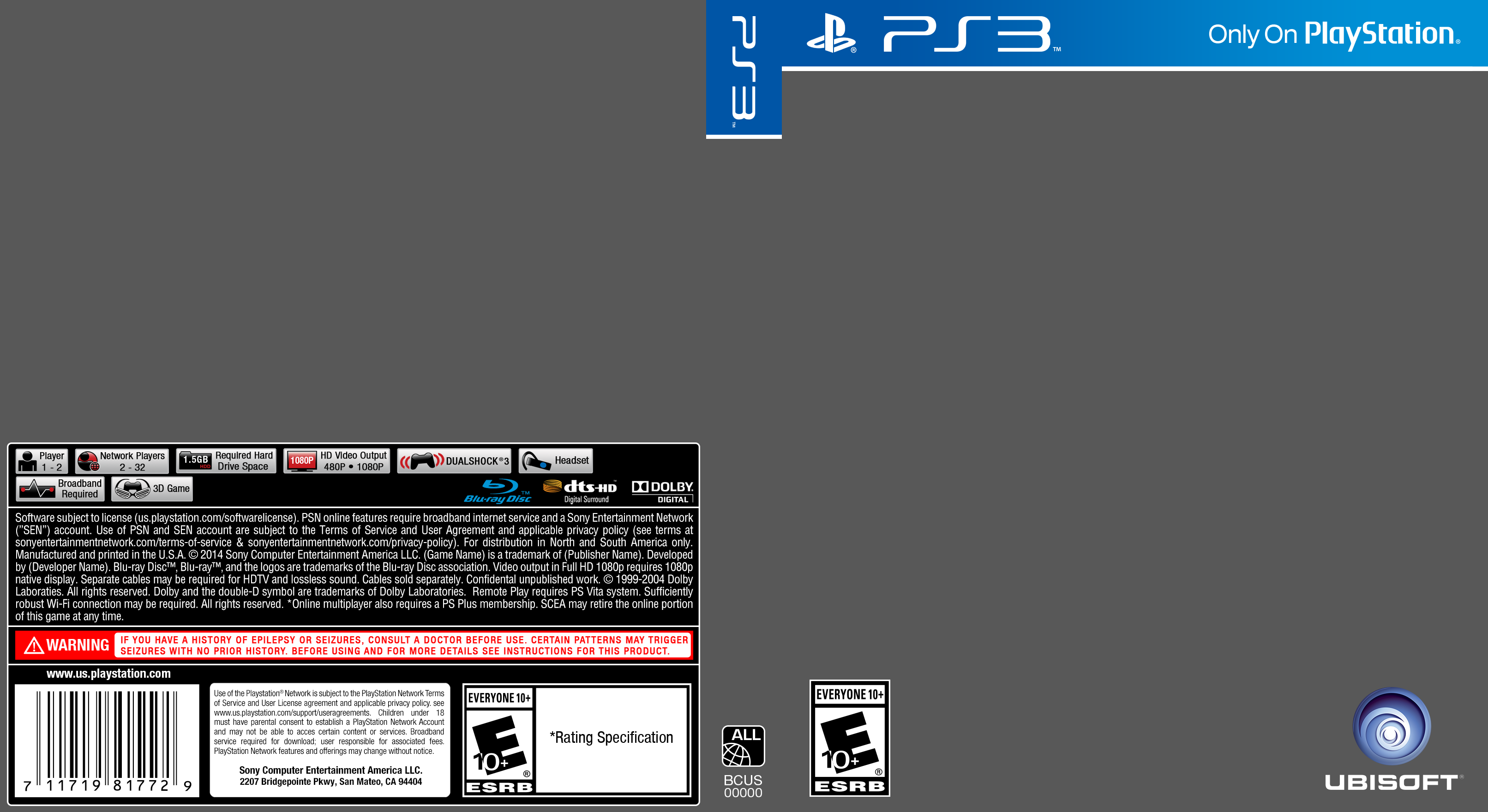 Dense ozone Fellow PS3 Cover Template by ETSChannel on DeviantArt