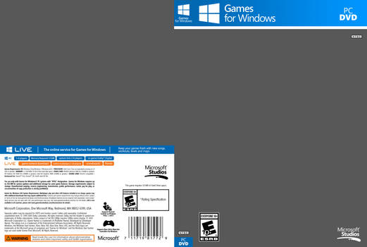 Games for Windows Cover Template