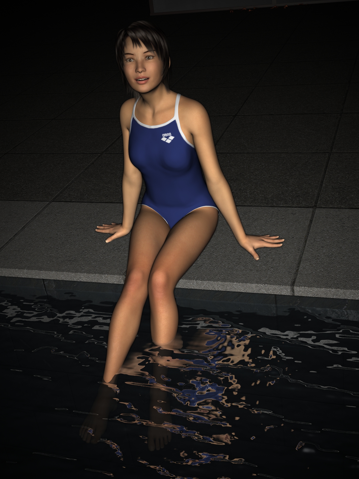 School Swimsuit for Genesis 3 Female (version 2)