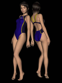 Saber Swimsuit for Genesis 3 Female