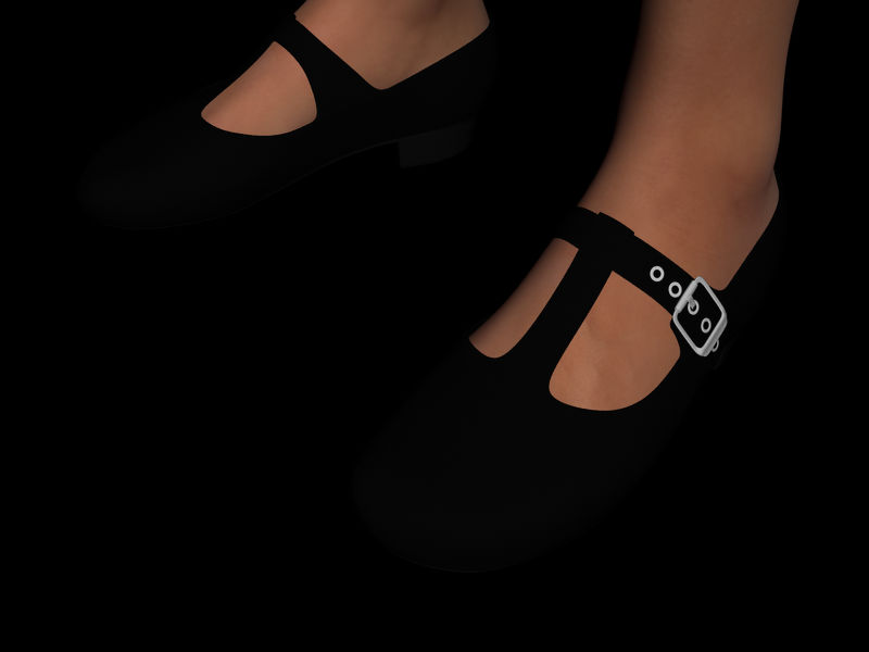Mary Jane Shoes (TStrap) for Genesis 3 Female by amyaimei on DeviantArt