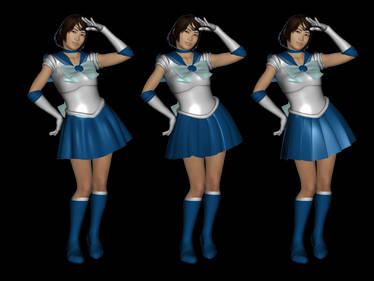 Sailor Mercury Cosplay Costume for G8F (3 styles)