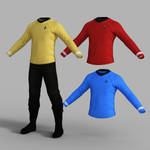 Star Trek Uniform Set for Genesis 8 Male