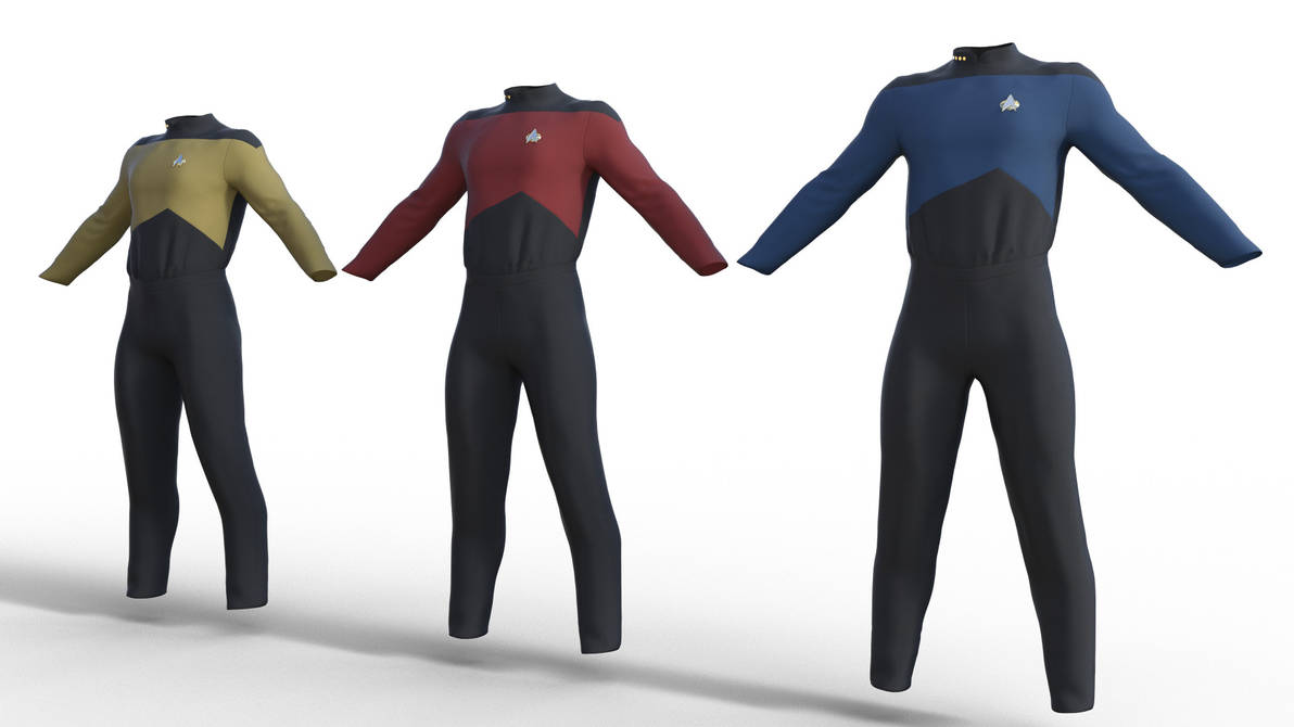Star Trek TNG Uniform for Genesis 8 Male by amyaimei on DeviantArt
