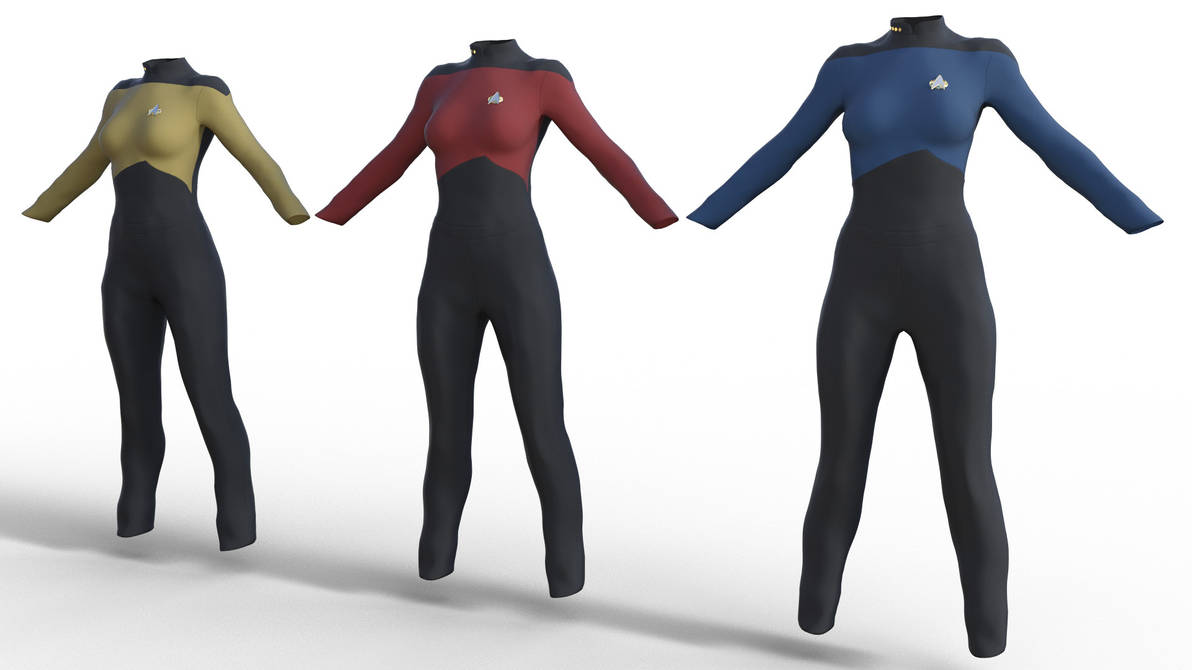Star Trek TNG Uniform for Genesis 8 Female by amyaimei