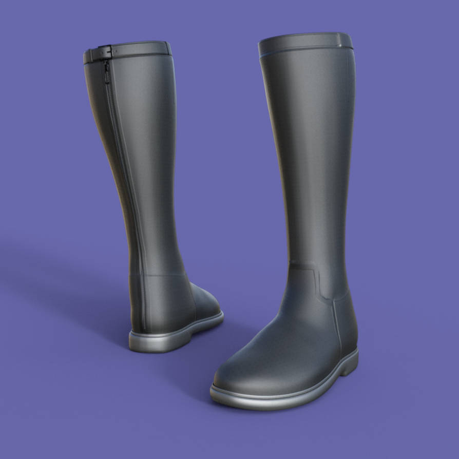 Flat Boots for Genesis 8 Female by amyaimei on DeviantArt