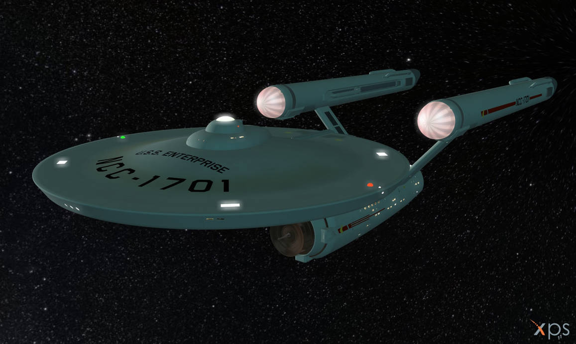 USS Enterprise TOS ver for XPS Fix by Haganeya on DeviantArt