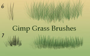 GIMP Grass Brushes 2