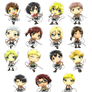 Shingeki no Kyokin_CHIBI DESKTOP ICONS!!