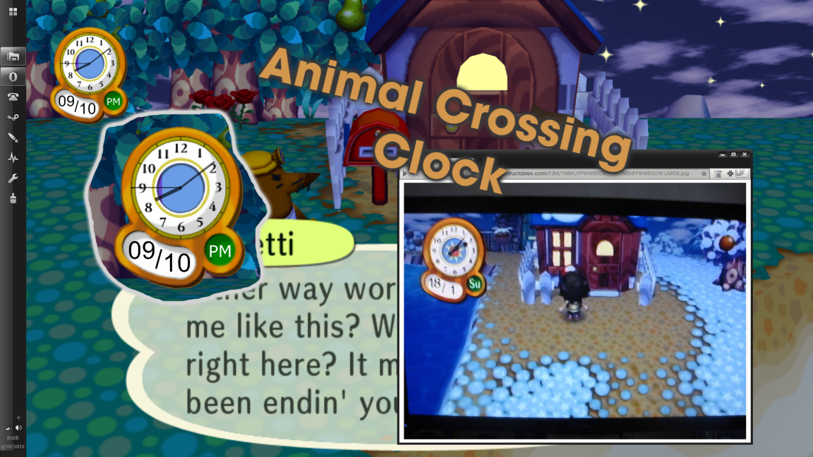 Animal Crossing Clock