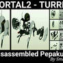 Portal2 - TurretV2 Pepakura (Disassembled)
