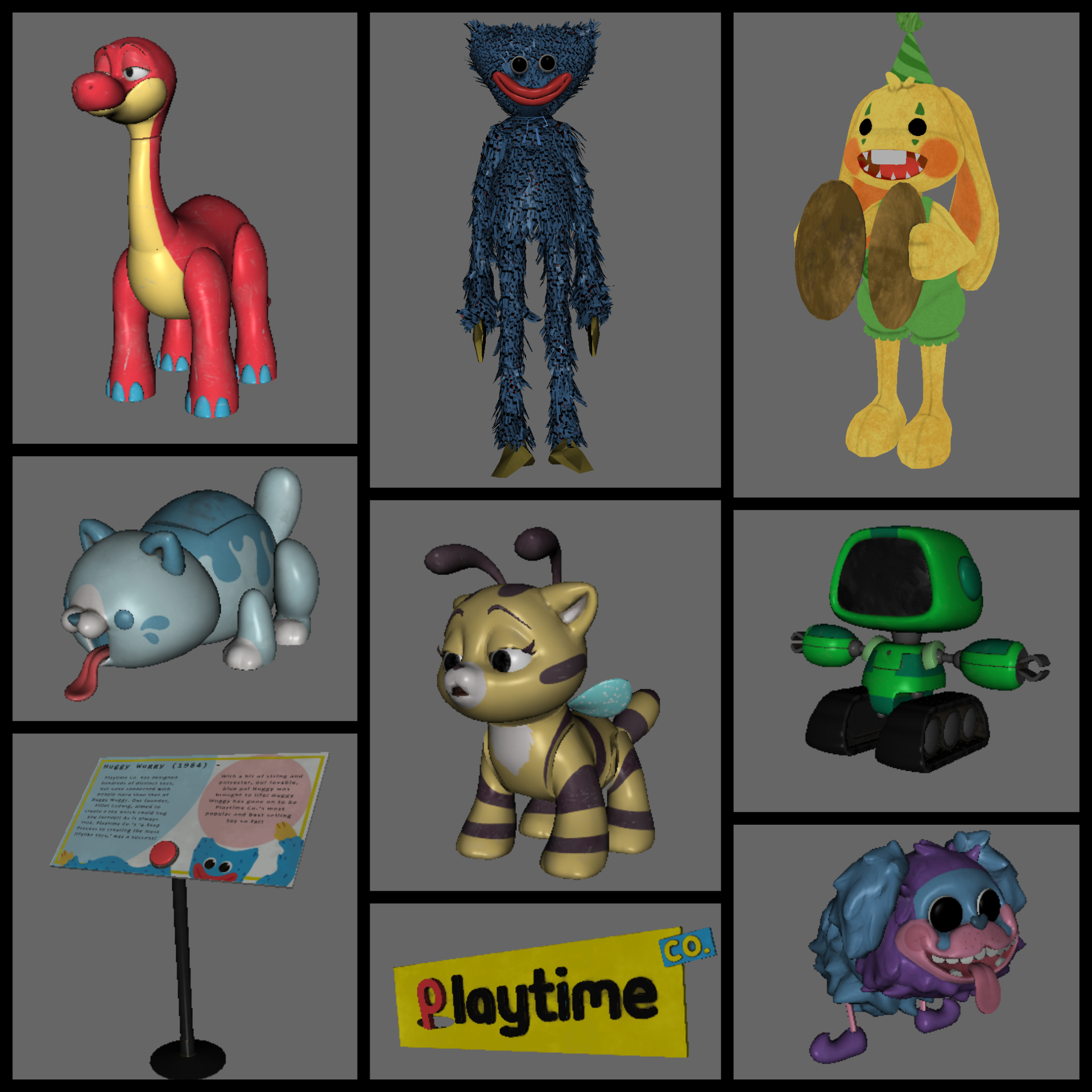 Poppy Playtime - A 3D model collection by sbrennan0813 - Sketchfab