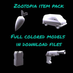 Zootopia Items Pack 2