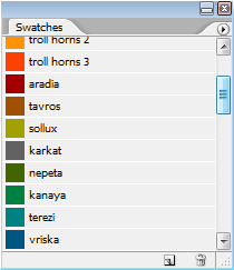 Homestuck Photoshop Swatches