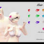 [MMD] Hair Clips Pack DL ~