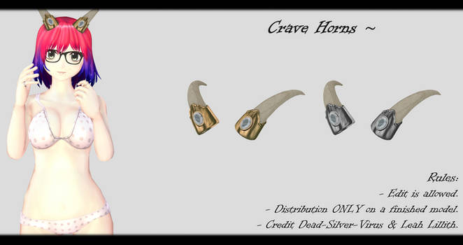 [MMD] Crave Horns DL ~