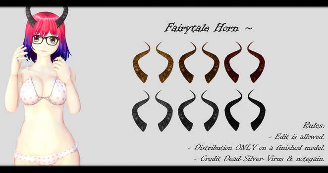 [MMD] Fairytale Horns DL ~