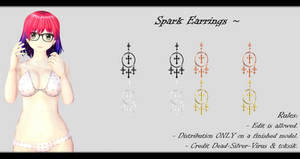 [MMD] Spark Earrings DL ~