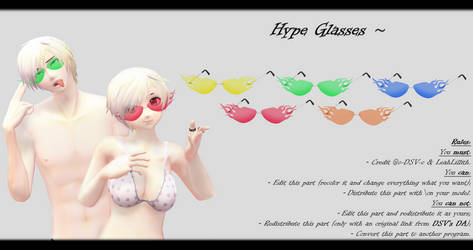 [MMD] Hype Glasses DL ~