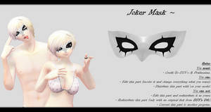 [MMD] Joker Mask DL ~