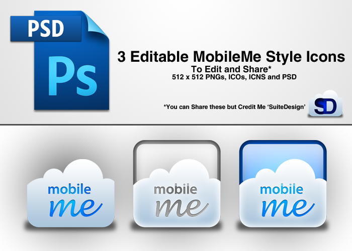 Editable MobileMe Icon