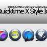 Quicktime X Style Icons