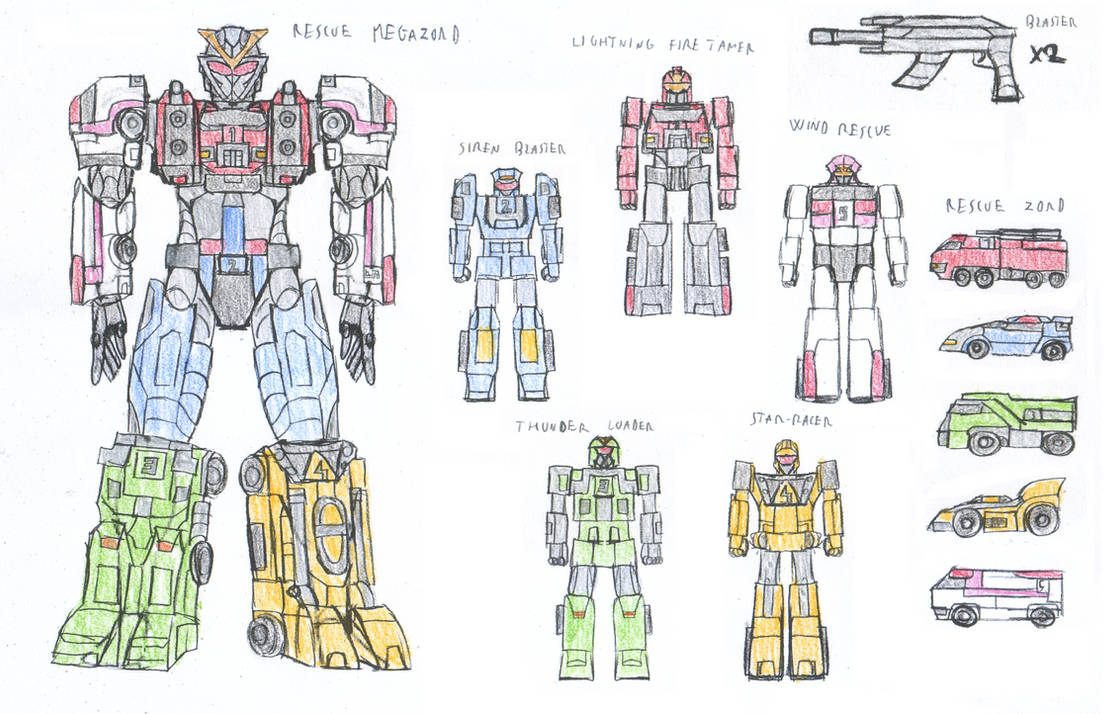 Rescue Megazord Movie by saramus01 on DeviantArt