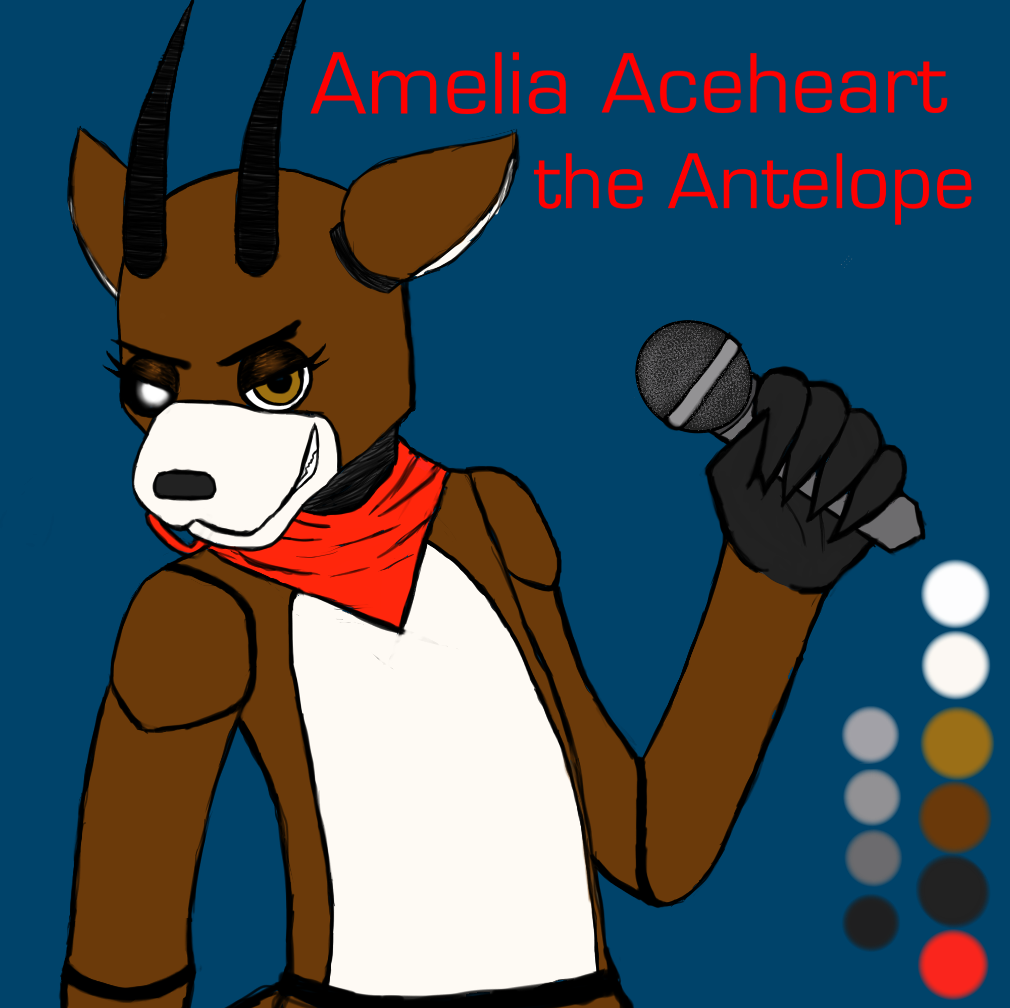 Amelia Acehoof OC FNaF Ref (Needs to be updated)