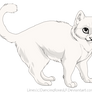 Free cat lineart