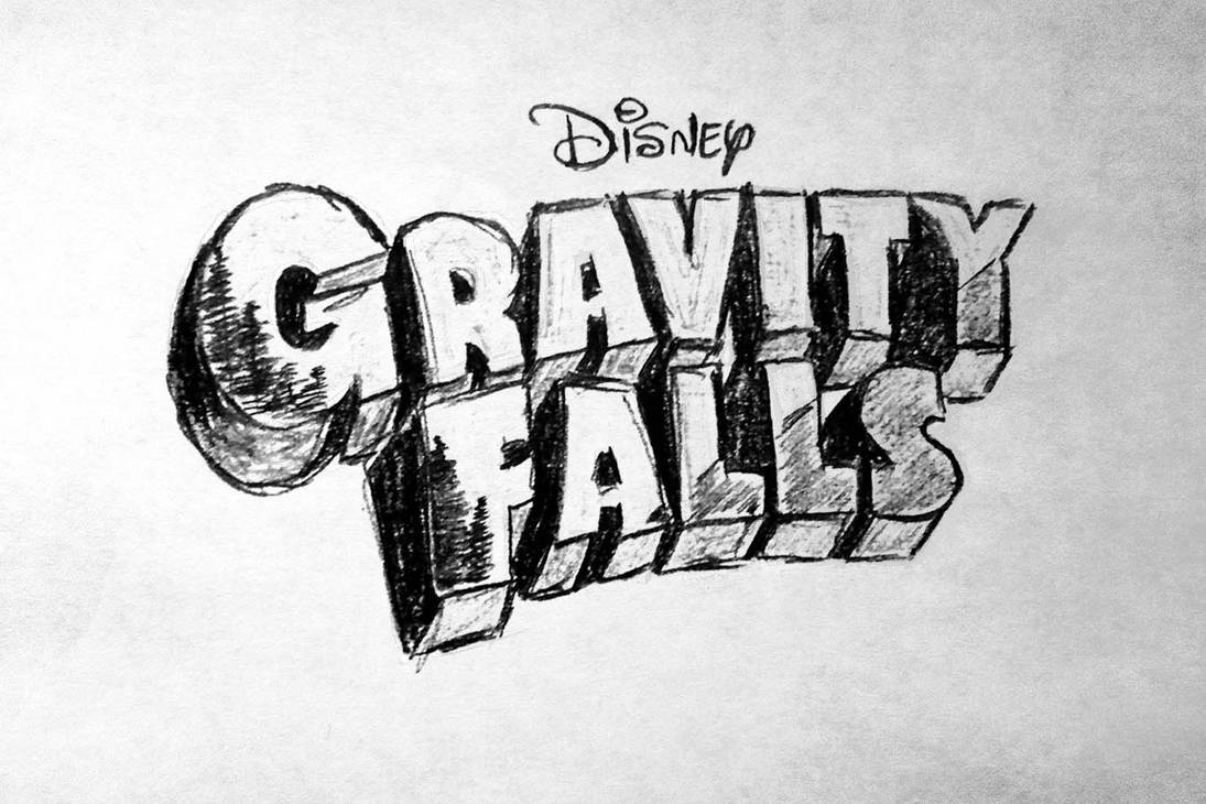 Gravity Falls Drawing Logo Gif By Zhoolego On Deviantart