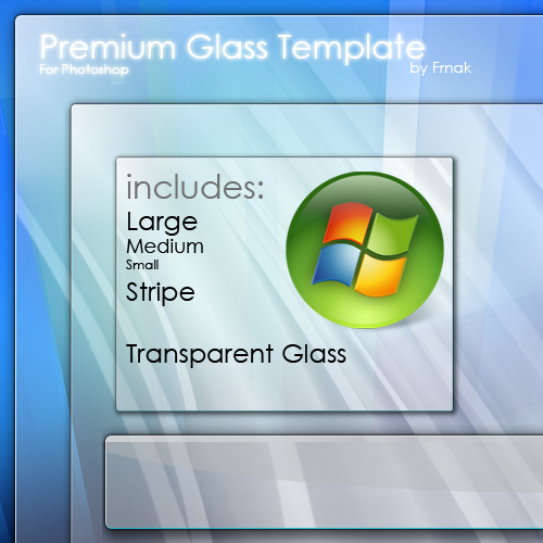 Premium Glass PSD